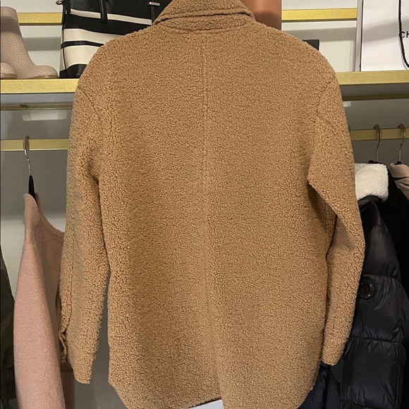 Joie Camel Teddy Jacket with Pockets - Picture 5 of 7